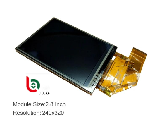 2.8 Inch 240x320 TFT LCD Display with ILI9341 IC and RGB/MCU Interface Touch Screen Module