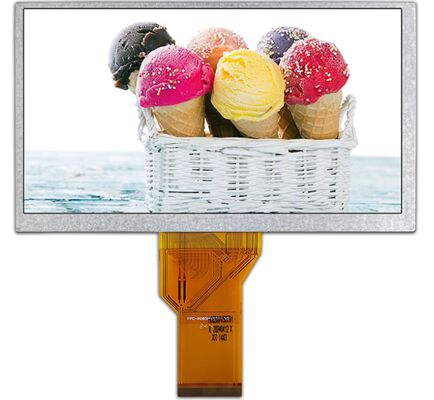 6.5 Inch 800x480 Resolution TFT LCD Display with 50 Pin RGB Interface and Resistive Touch Panel