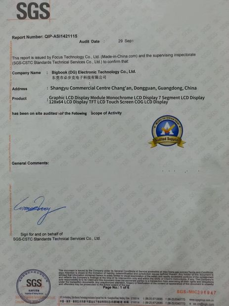 China Dongguan Bibuke Electronic Technology Co., Ltd. certification